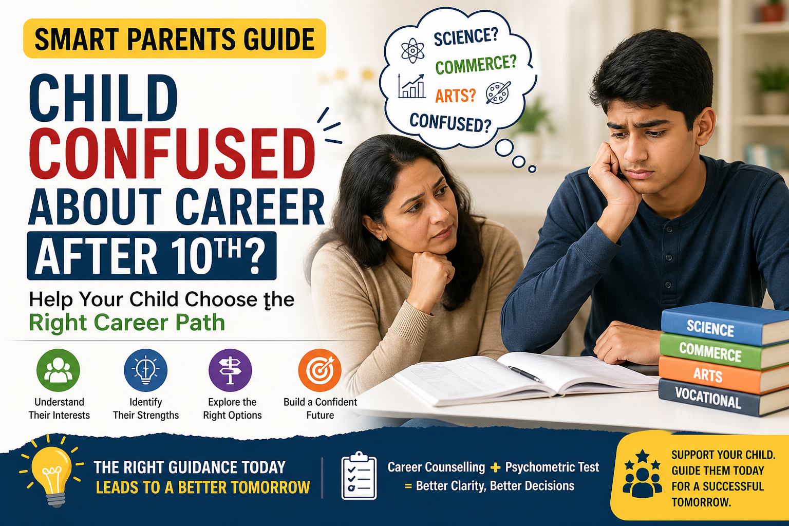 child confused about career after 10th parents guide career counselling