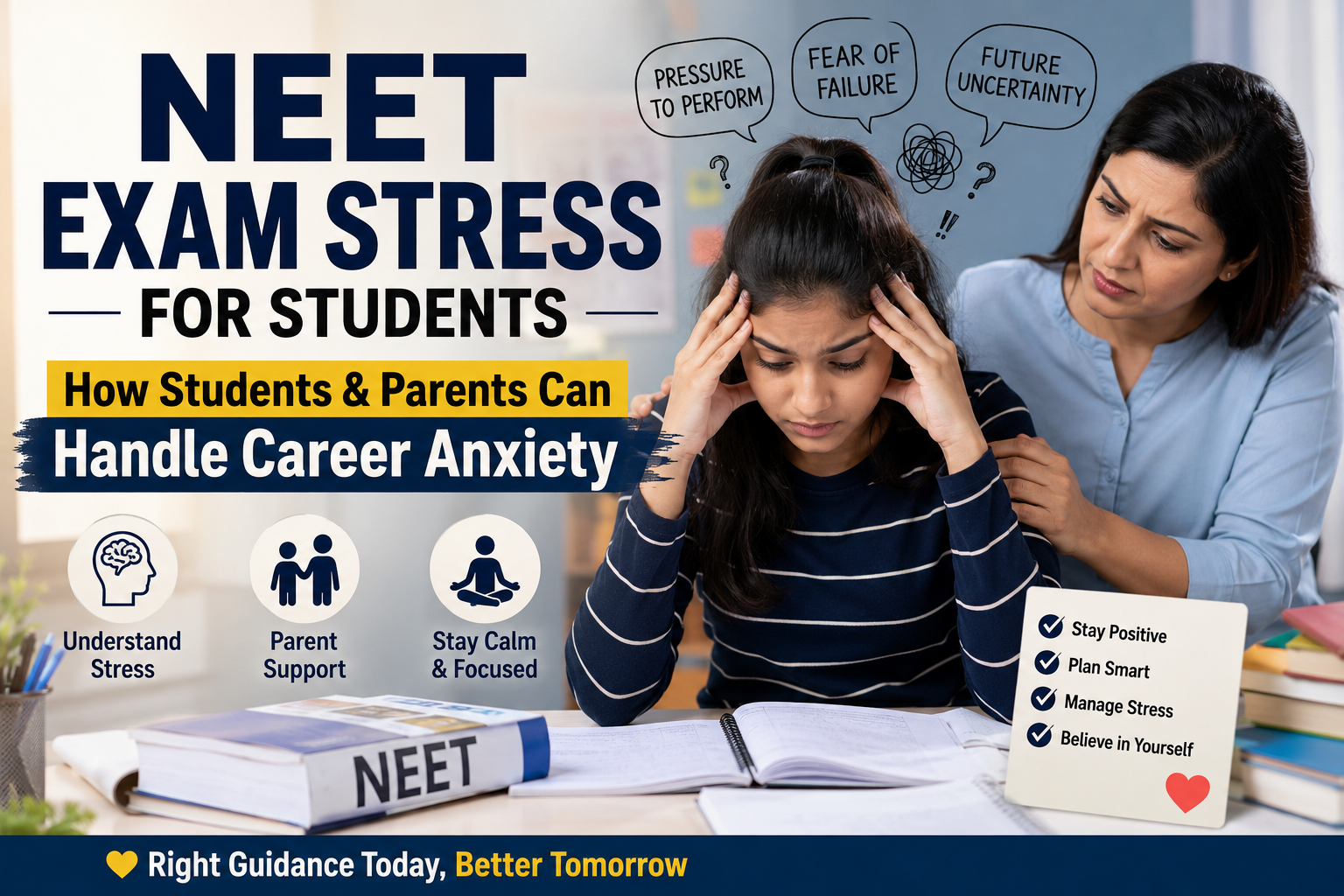 neet exam stress for students career anxiety and parent guidance